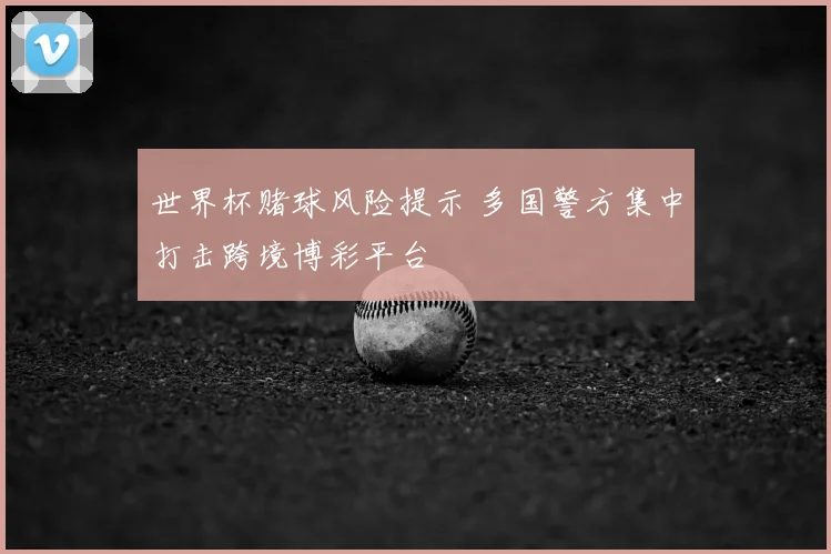 世界杯赌球风险提示 多国警方集中打击跨境博彩平台